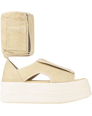 Rick Owens Sandals Textile Fibres - Natural