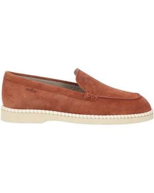 Hogan Loafers Leather - Brown