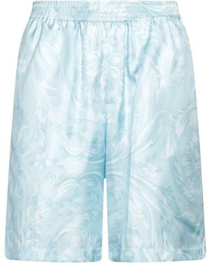 Versace Shorts & Bermuda Shorts Silk - Blue