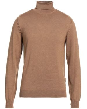 Macchia J Rollkragenpullover - Braun