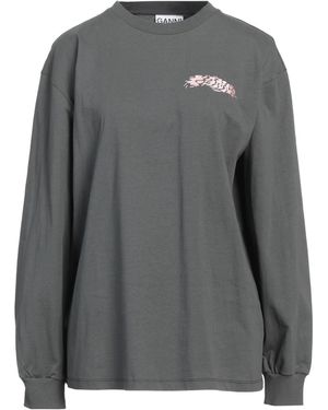 Ganni T-shirt - Grigio