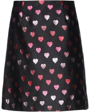 Vivetta Mini Skirt Polyester, Polyimide, Polyamide - Black