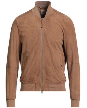 D'Amico Camel Jacket Goat Skin - Brown