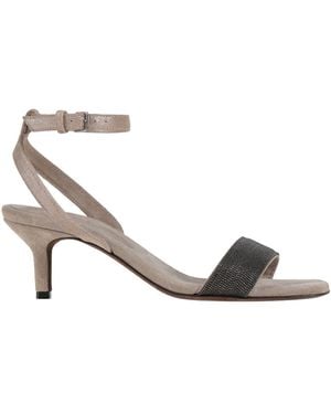 Brunello Cucinelli Sandals - Metallic