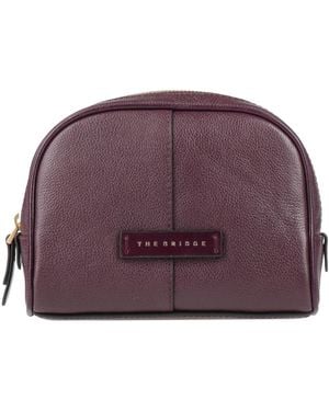 The Bridge Beauty Case Cow Leather - Purple