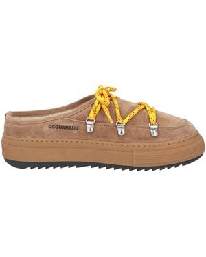 DSquared² Camel Mules & Clogs Leather - Brown