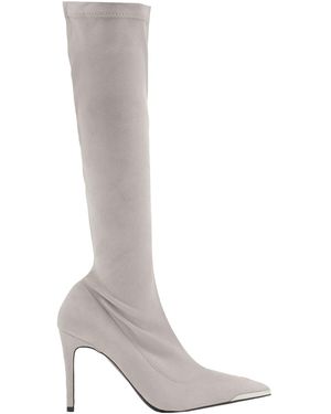 8 by YOOX Knee Boots - White