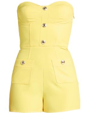 Gaelle Paris Playsuit Polyester, Elastane - Yellow