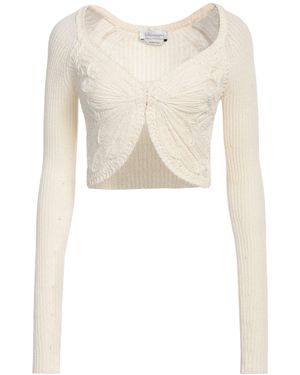Blumarine Cardigan Cotton, Polyamide - White