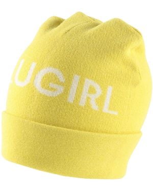 Blugirl Blumarine Hat Viscose, Polyester, Polyamide - Yellow