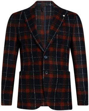 L.B.M. 1911 Blazer Acrylic, Virgin Wool, Polyester - Black