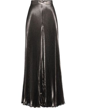 Max Mara Trousers Silk, Metallic Fibre - Black
