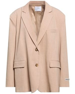 Soallure Blazer Polyester, Viscose, Elastane - Natural