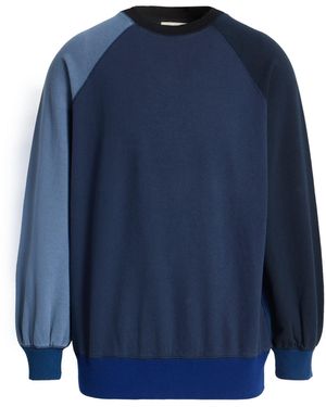 Beams Plus Sweatshirt Cotton - Blue