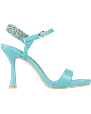 Luciano Barachini Sandals Leather - Blue