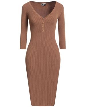 Elisabetta Franchi Midi-Kleid - Braun