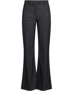 Liviana Conti Charcoal Trousers Polyester, Wool, Elastane - Blue