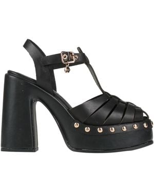 Cult Court Shoes Leather - Black