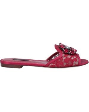 Dolce & Gabbana Sandals - Purple