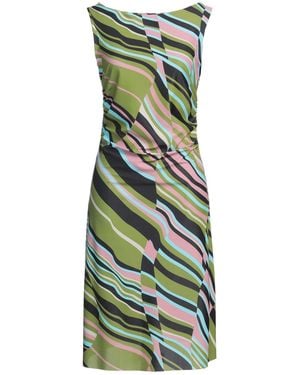 Maliparmi Midi Dress Polyester, Elastane - Green