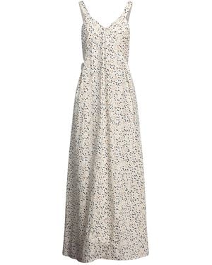 Alysi Maxi Dress Cotton - White