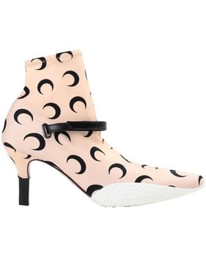 Marine Serre Ankle Boots - Natural