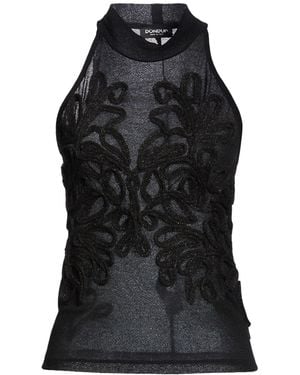Dondup Top Viscose, Polyamide - Black