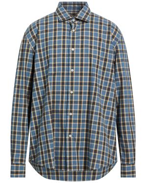 RECORD LUX Shirt Cotton - Blue