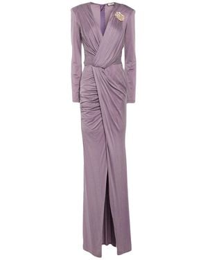 Elisabetta Franchi Maxi Dresses - Purple