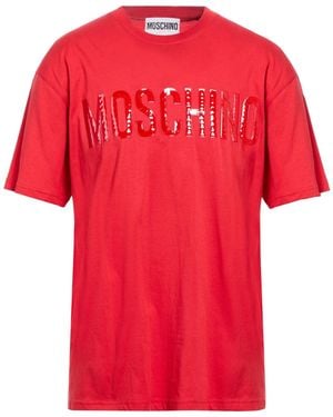 Moschino T-Shirt Organic Cotton - Red