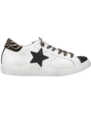 2Star Trainers Leather - White