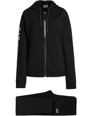 EA7 Tracksuit Cotton, Polyester, Elastane - Black