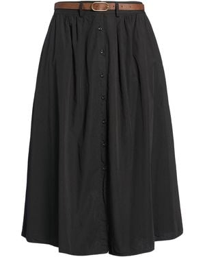 Kocca Midi Skirt Cotton - Black