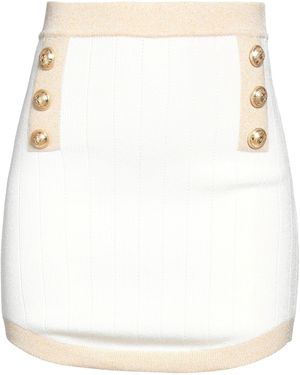 Balmain Mini Skirt - White
