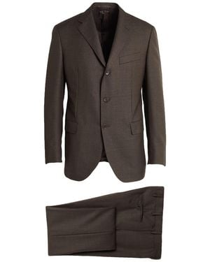 Caruso Dark Suit Wool - Black