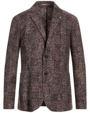 AT.P.CO Blazer Acrylic, Polyester, Wool - Brown