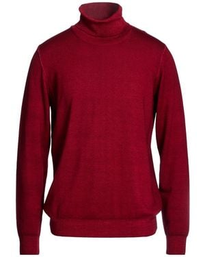 Jeordie's Turtleneck Merino Wool - Red