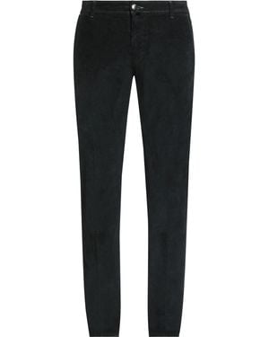Luigi Borrelli Napoli Pants Cotton, Elastane - Black