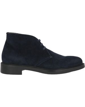 Rossano Bisconti Ankle Boots Leather - Blue