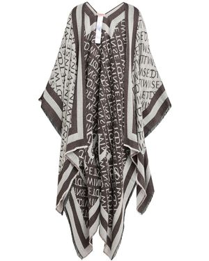 Twinset Poncho - Blanco