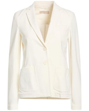 Circolo 1901 Blazer Textile Fibers - White