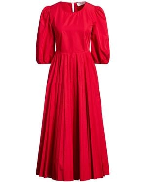 Beatrice B. Midi Dress Cotton, Polyester - Red