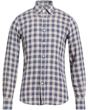 Canali Shirt Linen - Blue