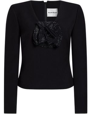Roland Mouret Top - Noir