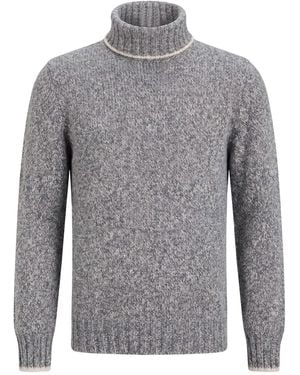 Gran Sasso Turtleneck Virgin Wool - Gray