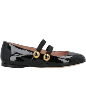 Moschino Couture Ballet Flats Leather - Black