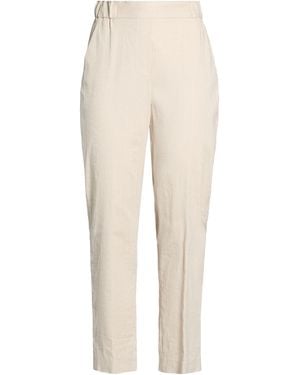 Antonelli Trousers Linen, Cotton, Polyamide, Elastane - Natural