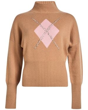 Max Mara Cuello Alto - Multicolor