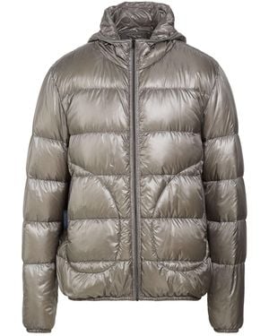 Herno Plumífero Y Acolchado - Gris