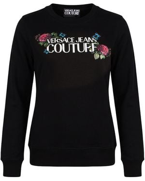 Versace Jeans Couture Sweatshirt Cotton, Elastane - Black